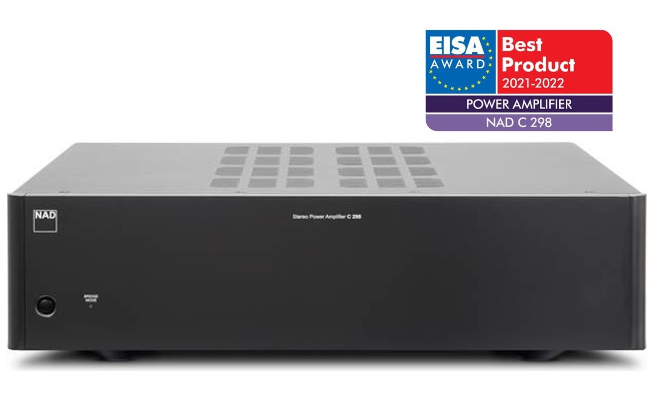 EISA Award 2021-2022 - Power Amplifier - NAD C298